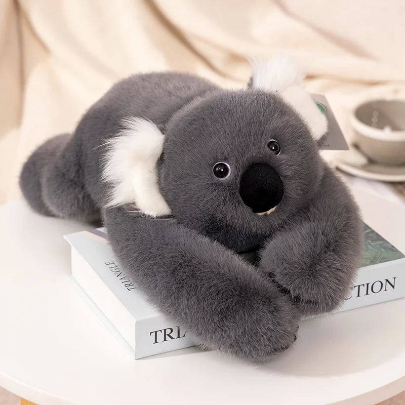 Cute Animal Soft Plush Toys Long Arm Panda Dinosaur Bear Koala Carried On The Back  Plushies Animal Dolls Gifts For Friends