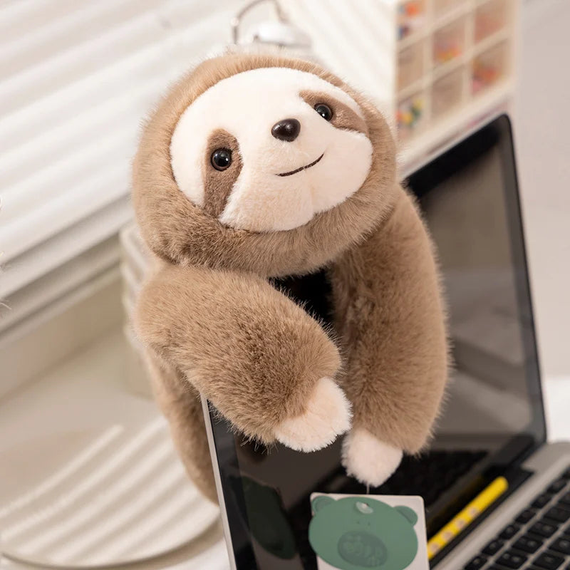 Cute Animal Soft Plush Toys Long Arm Panda Dinosaur Bear Koala Carried On The Back  Plushies Animal Dolls Gifts For Friends