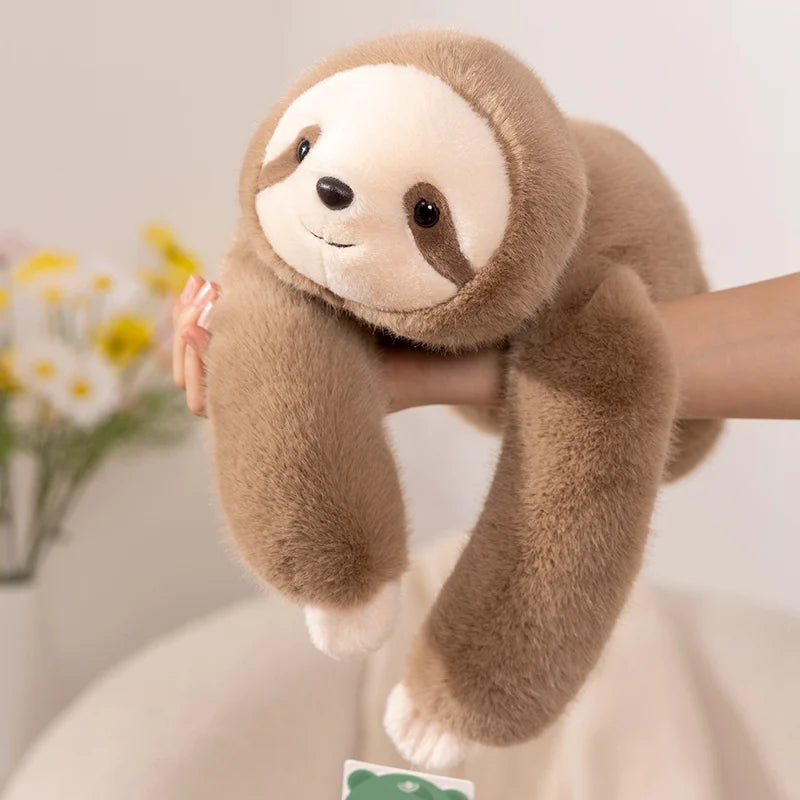 Cute Animal Soft Plush Toys Long Arm Panda Dinosaur Bear Koala Carried On The Back  Plushies Animal Dolls Gifts For Friends