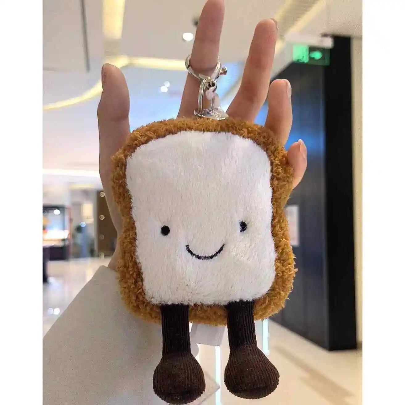JC Kawaii Food Plush Pendant Coffee Cake Toys Soft Stuffed Food Shaped Fluffy Cuddly Gift for Kids Birthday Xmas Home Bag Decor